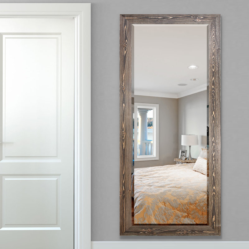 Migel Mirror, Walnut Barnwood, 61" x 25"