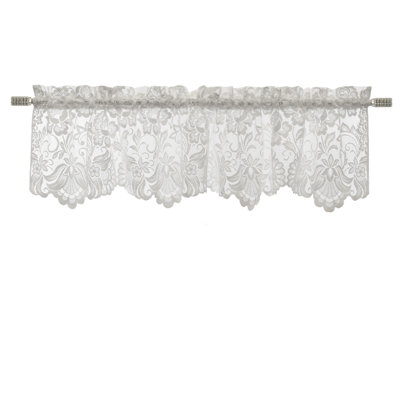 Floral Scalloped Window Valance