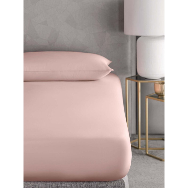 Avari Satin Flat Sheet, Pink