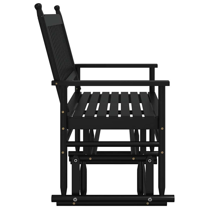 Abhigna Outdoor Bench, Black
