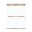 Porte de douche coulissante double sans cadre-127317795