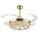Keivah 42" Ceiling Fan with LED Light and Remote Control