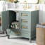 Meuble-lavabo simple 30 po avec comptoir en céramique