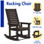 Chaise berçante d'extérieur en PEHD-1673266257