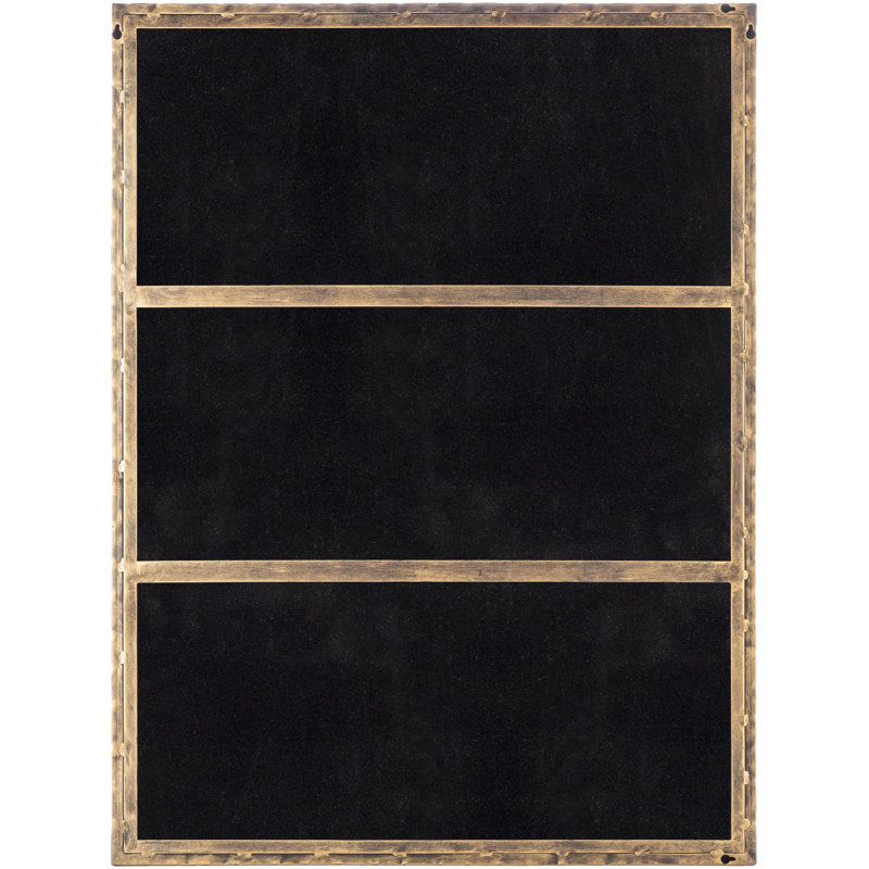 Shamar Metal Flat Wall Mirror, 40.25" x 30"