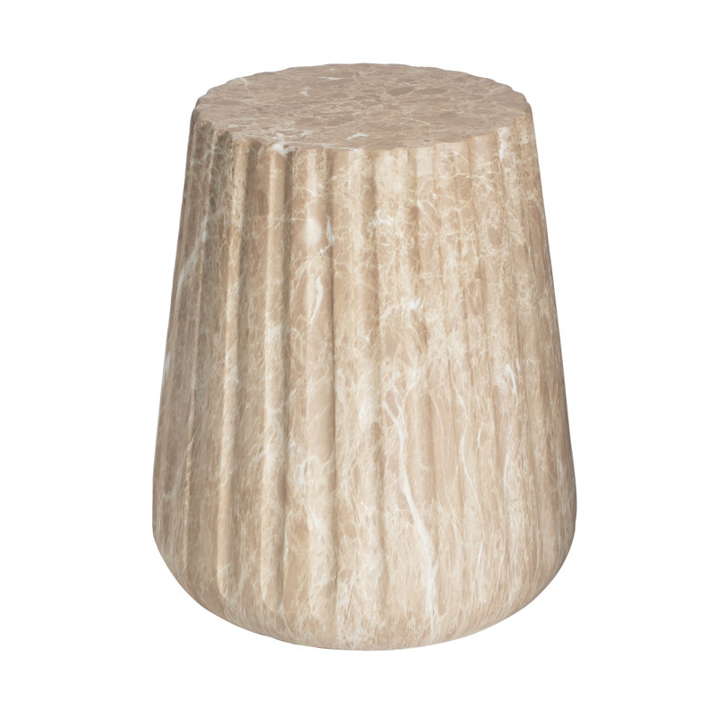 Table d'appoint d'extérieur Cleme, Doré