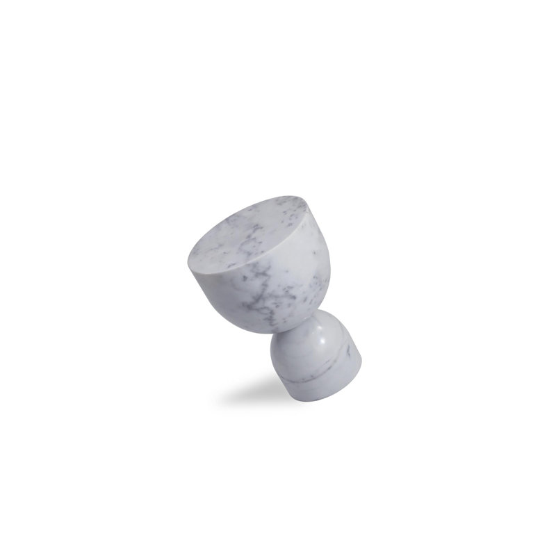 Table de bout Apothecary, Blanc / Blanc