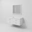 Meuble-lavabo simple l 48 po x P 22 po et miroir 43 po Castor-104785247-104830987