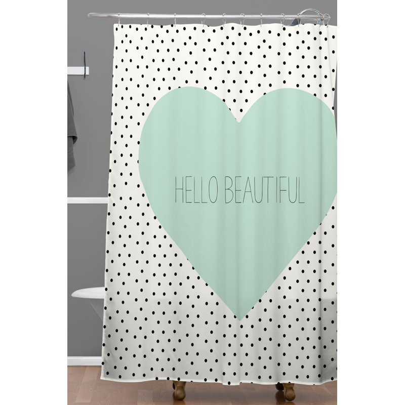 Rideau de douche simple hello magnifique