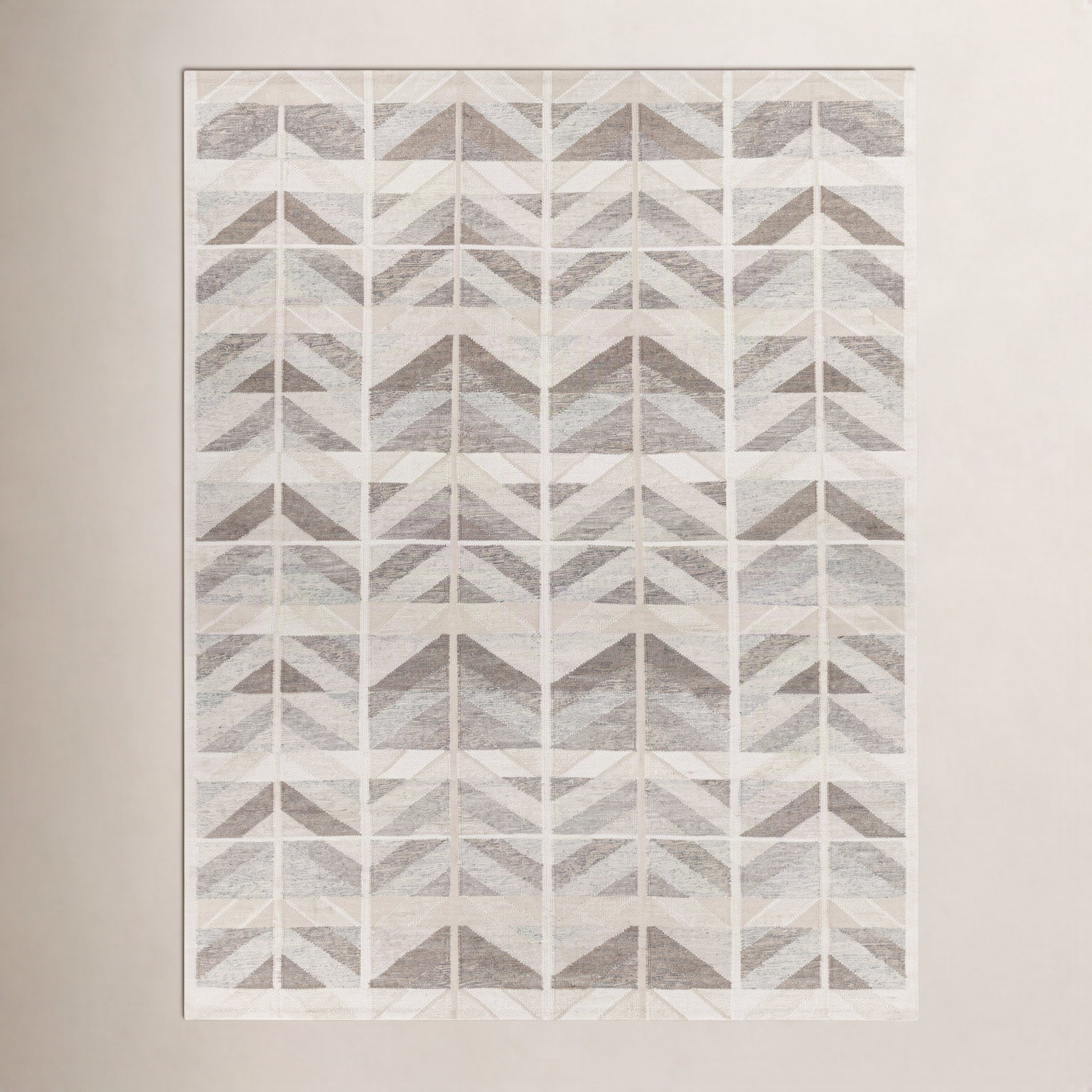 Kidus Hand-Knotted Chevron Rug, Rectangle 10' x 12'