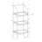 Marcia Bookshelf, Bookcase, Etagere, Corner, 3 Tier, 48"H, Office, Bedroom, Metal, Laminate-94949111
