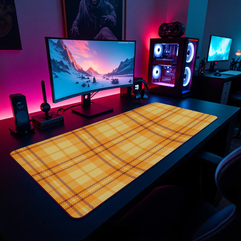 Polyester Desk Pad, 23.6x13.8