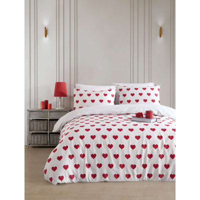 XXL Quilt Cover Set, 100% White Cotton Blend, 61 x 87 Duvet Cover & 31 x 31 Pillowcase | 70% Cotton / 30% Polyester, Machine Washable, 182 Thread Count, Button Closure, Elegant and Cozy Design for Your Bedroom