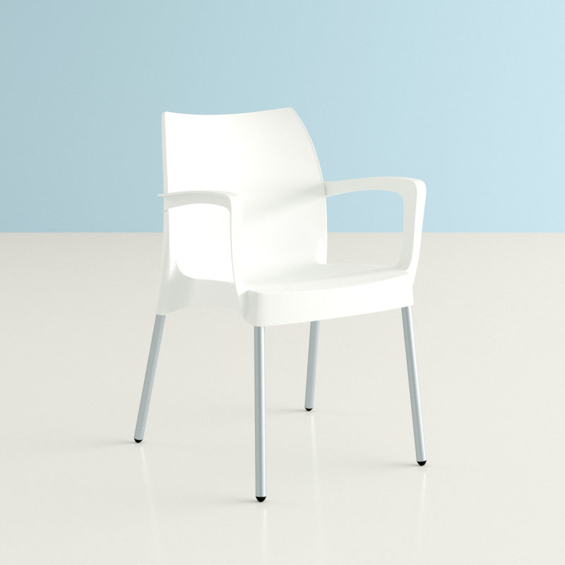 Chaise de salle à manger Murl, Blanc