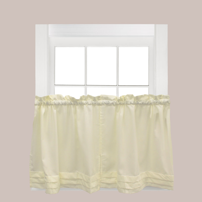 Gladys Cafe Curtain, Garnet, 57" W x 45" L