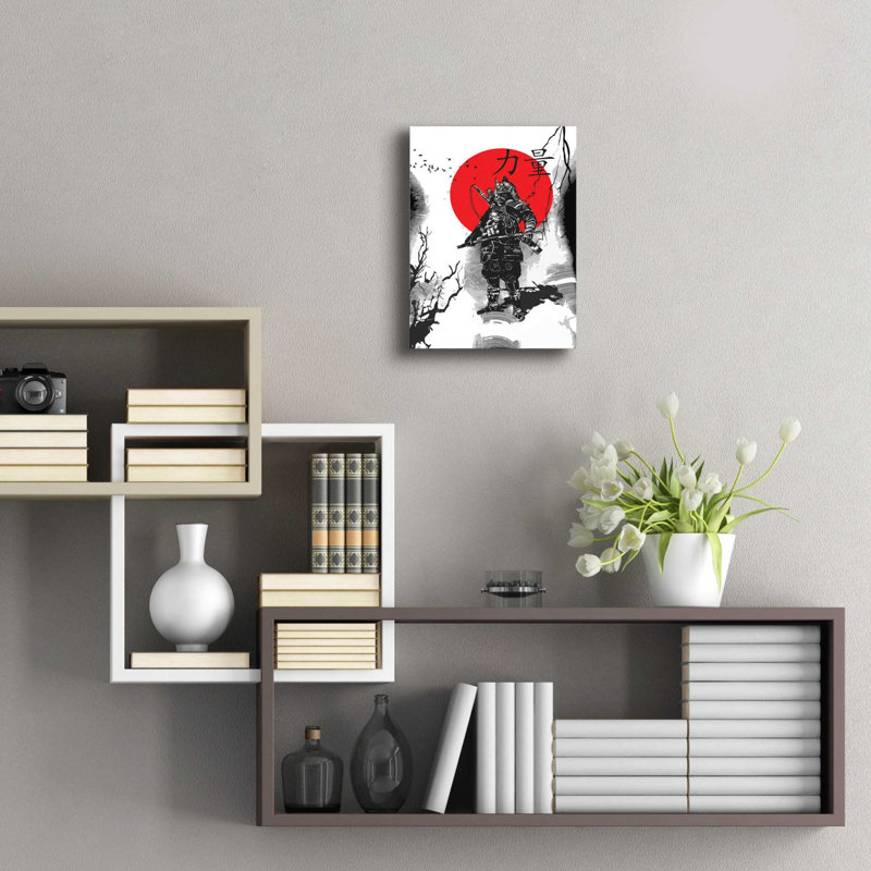 «The Last Samurai» par Epic Portfolio, art mural en verre acrylique, L 12 po x H 16 po