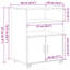 Rolling Cabinet Engineered Wood-478036556