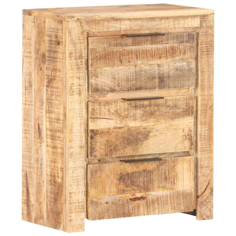 Buffet en bois de manguier brut 23,2 po x 13 po x 29,5 po Soperton