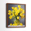 FLORAL Series DCCXCIV-Impression encadrée de qualité supérieure - prête à être accrochée - aucun clou requis - aucun clou requis-107998952-107998953