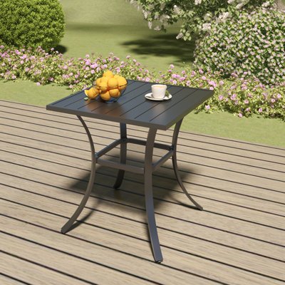Square 27.5'' L X 27.5'' W Outdoor Dining Table