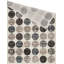 Tapis brun à pois Evgenia-315748891
