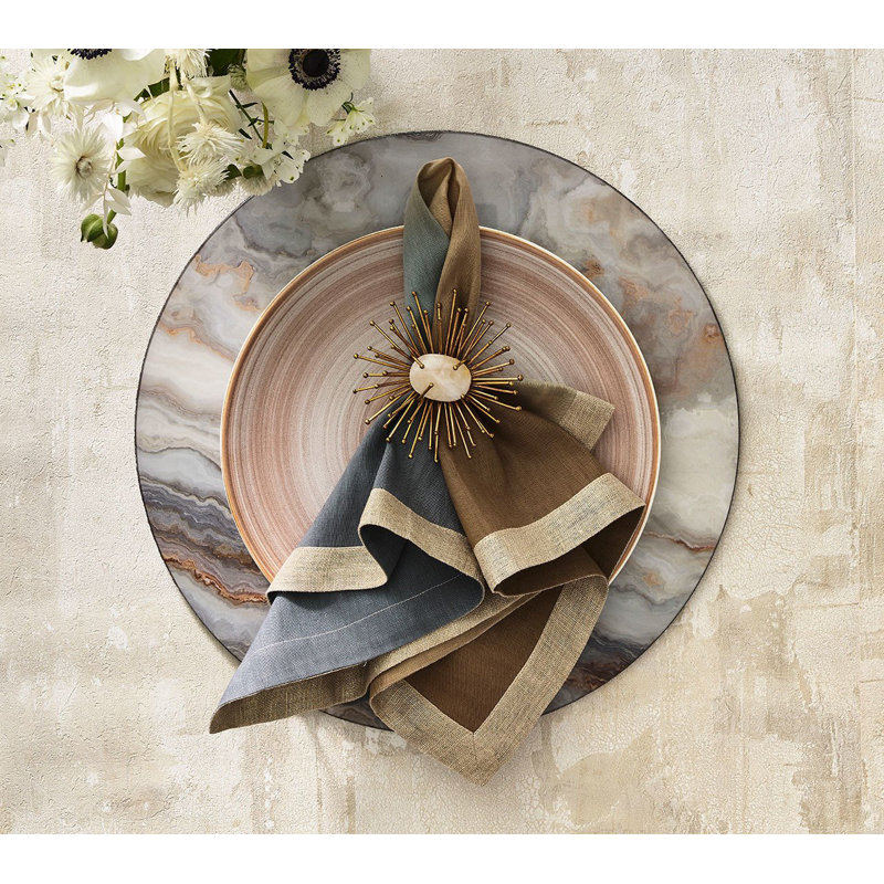 Flare Napkin Ring, Gold