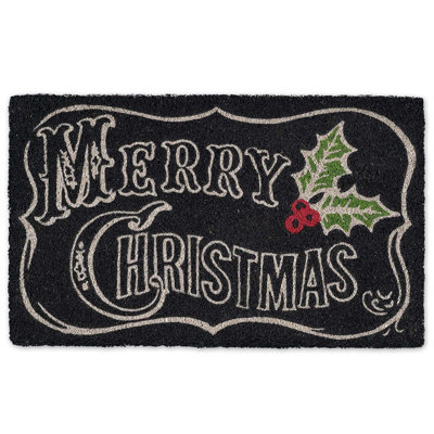 Joyeux noël 30 po x 18 po tapis de porte extérieur antidérapant Reeves