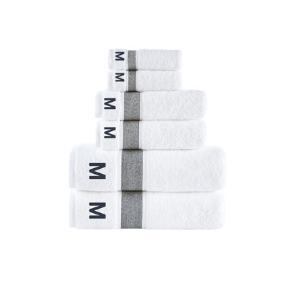Brooks Brothers Ottoman Rolls 6 pcs Towel Set