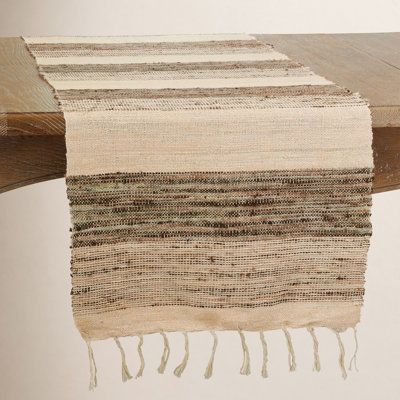 Marguerite Collection Striped Table Runnner