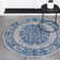 Tapis oriental bleu / gris Cowell