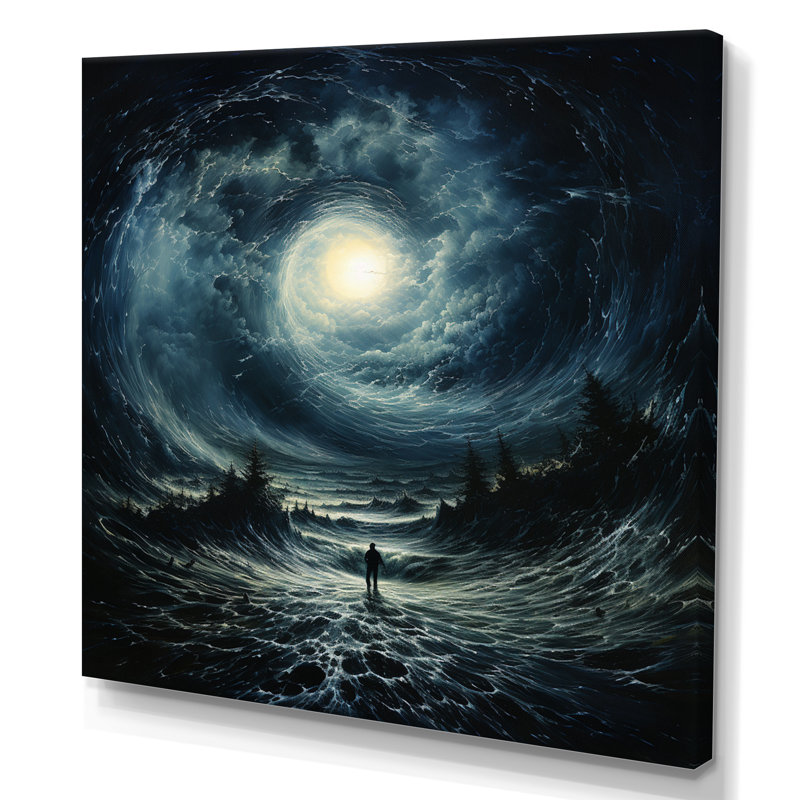 Jaquarius Vortex Symphony - impression, H 30 po x l 30 po x P 1 po, Toile tendue
