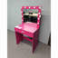 Bureau de coiffeuse avec miroir et lumières, coiffeuse avec grand tiroir, commode de rangement à 1 niveau et 3 modes d'éclairage à luminosité réglable, convient à la chambre à coucher