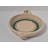 8" Floral Beige Clay Frying Pan