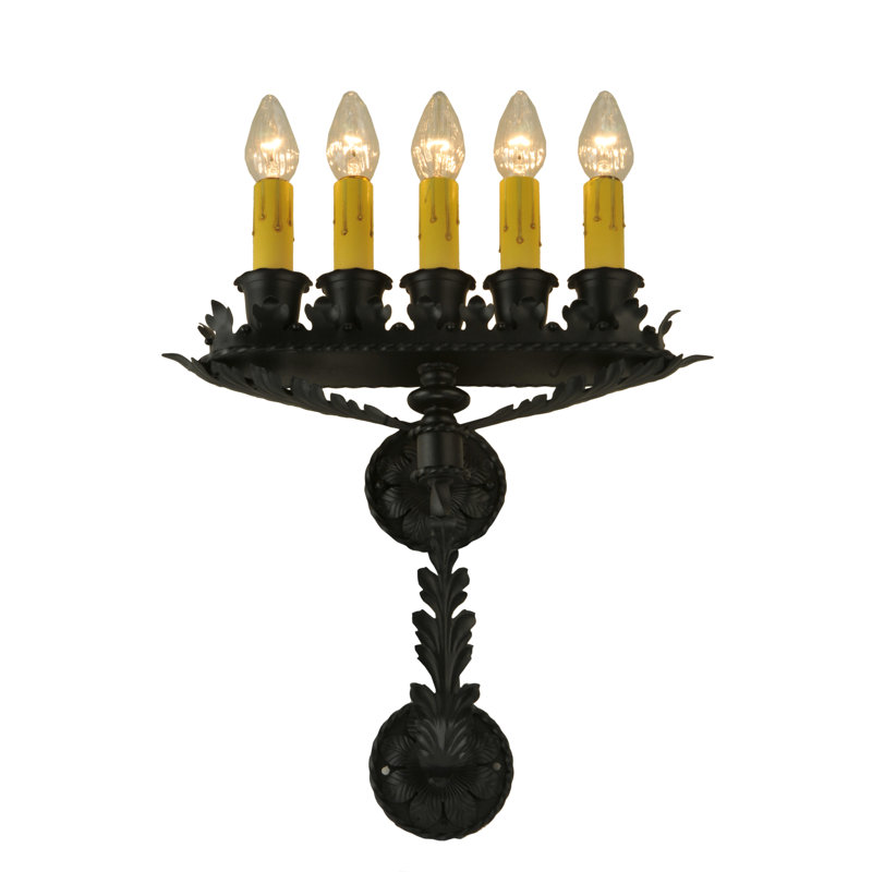 Victorian 5 - Light Candle Wall Light