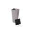 Valencia Tall Stone Composite Pot Planter with Plant Shelf-90848194-90848195