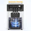 Machine à crème glacée commerciale commerciale, machine à glaçons de comptoir 3 saveurs 2200W 7,4 Gal / H, acier inoxydable avec écran LCD et nettoyage automatique pour une utilisation commerciale