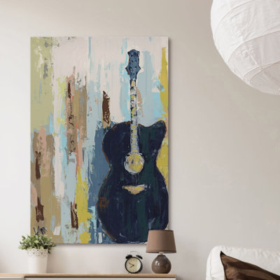 « rouge-gorge de café ii », reproduction d’art sur toile tendue
