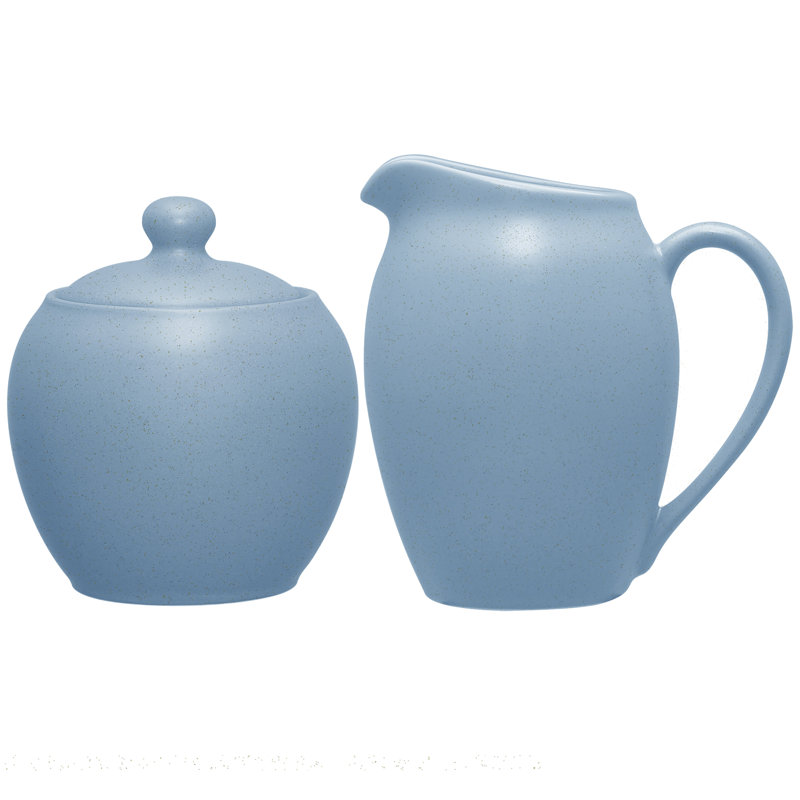 Ensemble sucrier et crémier Noritake Colorwave, Glace