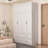 93.9 Inch H Armoire with Top Cabinet