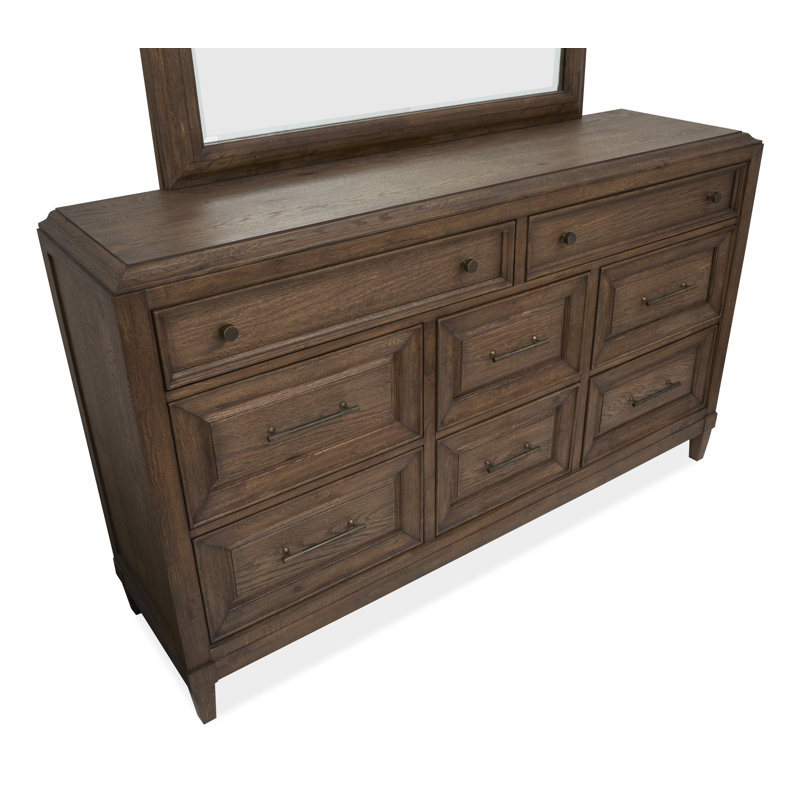 Commode à tiroirs avec miroir de paysage