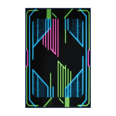 Electric Gradient Rug