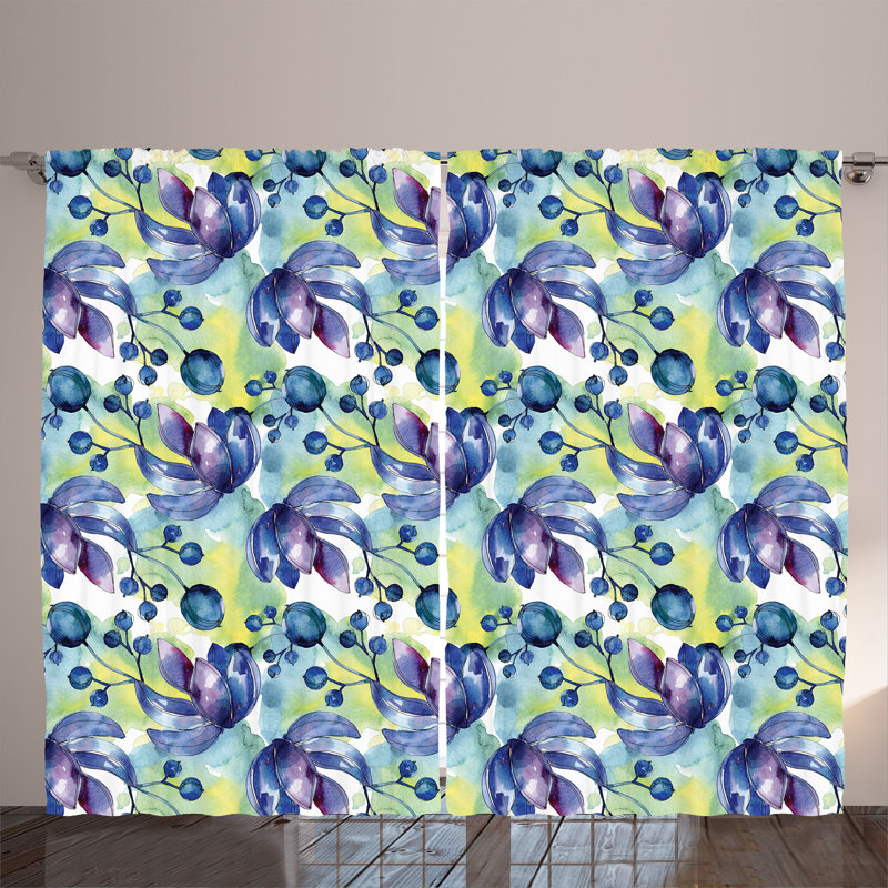 Semi Sheer Curtain Pair