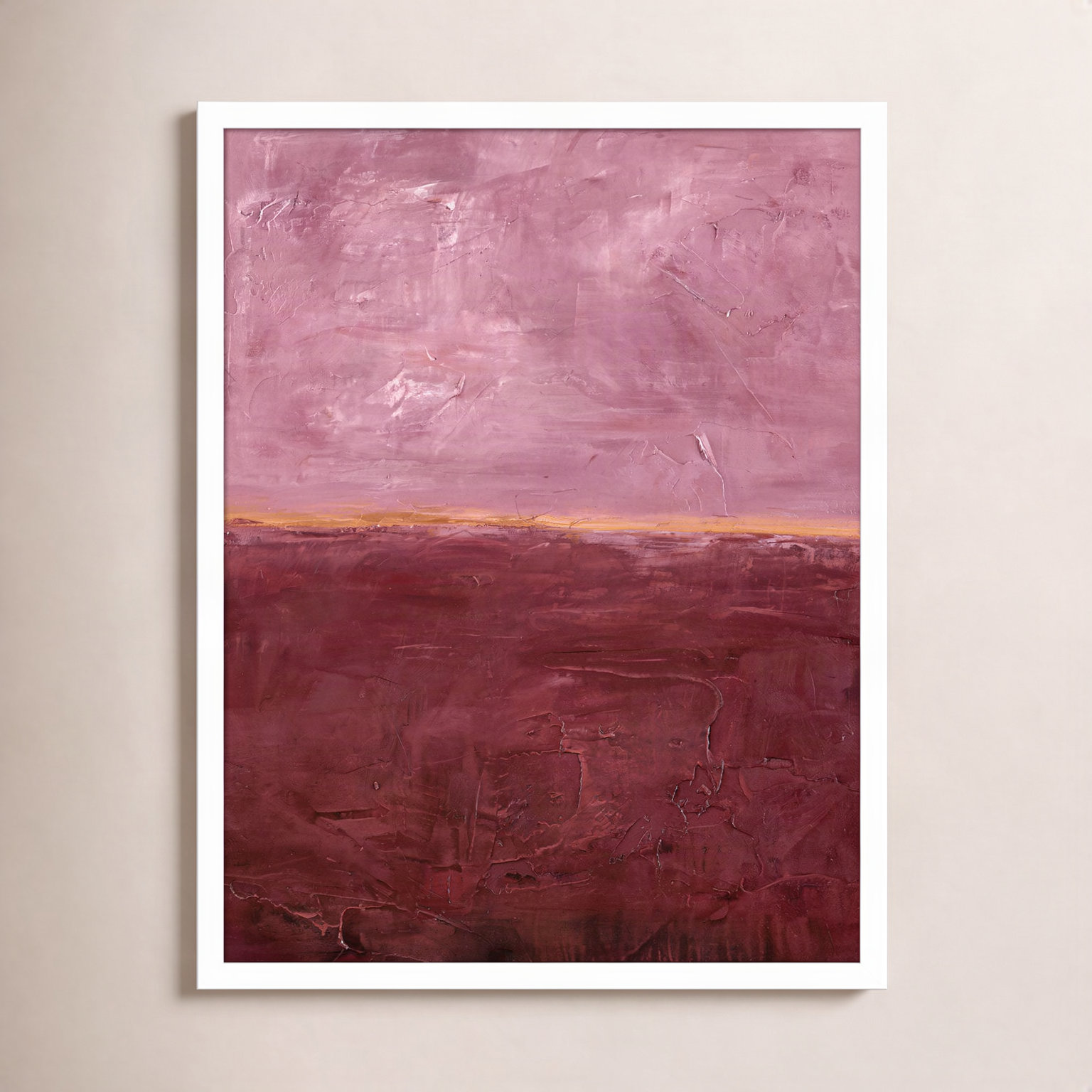 Edge Rose Print by Design Fabrikken, 25" H x 19" W, White