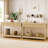 51-Inch Modern Water Ripple Console Table With 3 Wooden Drawers, Slim Entryway & Behind Sofa Table For Living Room, Hallway & Foyer, Farmhouse Accent-123696805