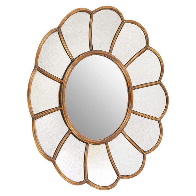 Smotherman Metal Flat Wall Mirror