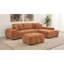 Repose-pieds Plather Orange-131529065