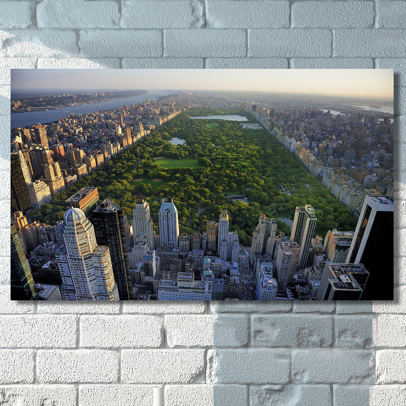 Central Park, New York - reproduction de photo, H 24 po x l 40 po x P 1 po
