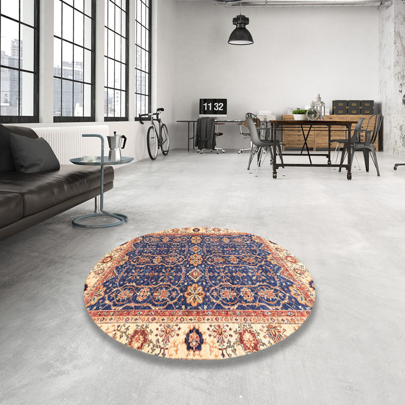Abstract Indoor Rug, Round 3'