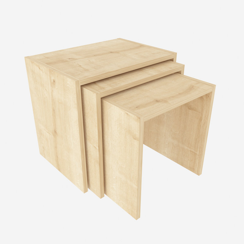 Acampo Nesting Tables, Oak