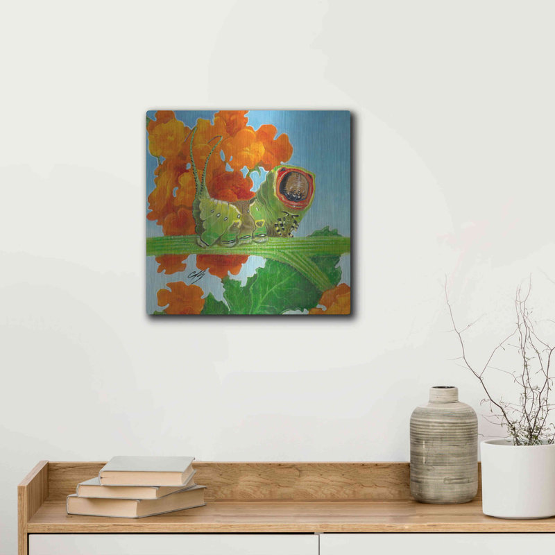 " Caterpillar " by Durwood Coffey, 12" H x 12" W
